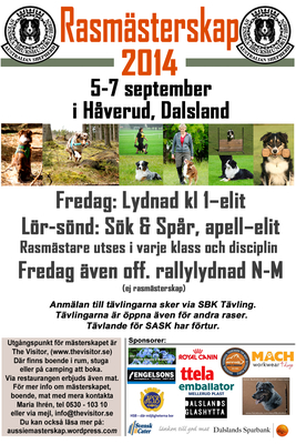 Annons Rasmästerskapet 2014